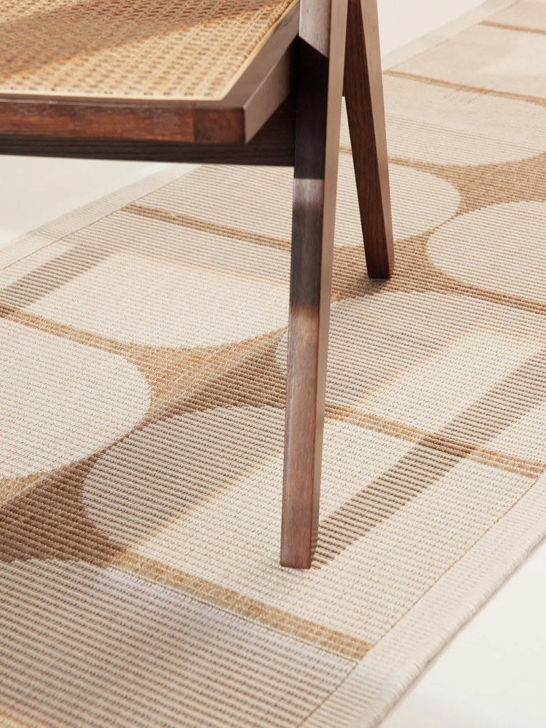Behúň Duet Bowen 106245 Beige/White - na von aj na doma, 80x250, béžová, chodba / predsieň, NORTHRUGS
