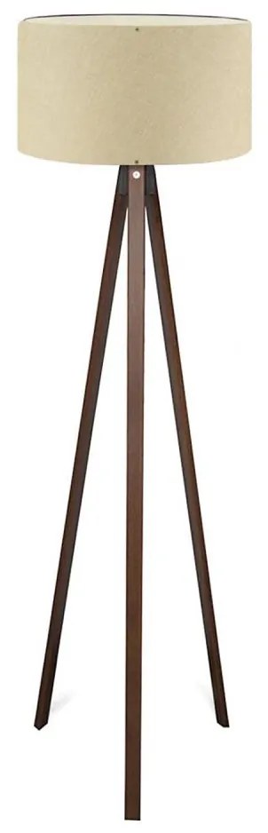 Stojacia lampa AYD 1xE27/40W/230V béžová/hnedá