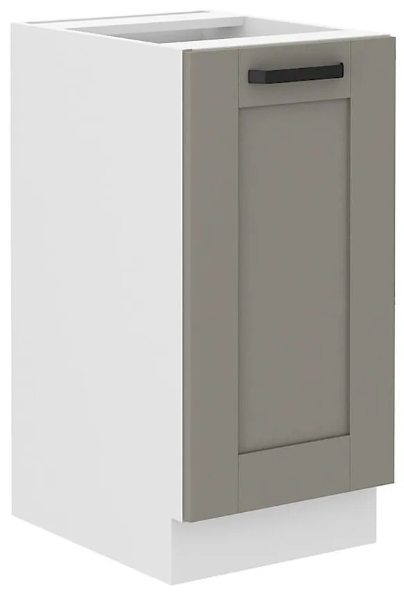 Kuchynská skrinka Luna claygrey/biela 40D 1F BB