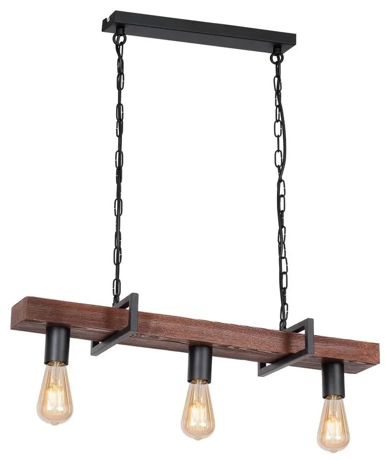 Luster na reťazi HARD 3xE27/60W/230V