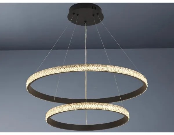 LED Stmievateľný luster na lanku LED/65W/230V 3000-6500K + diaľkové ovládanie