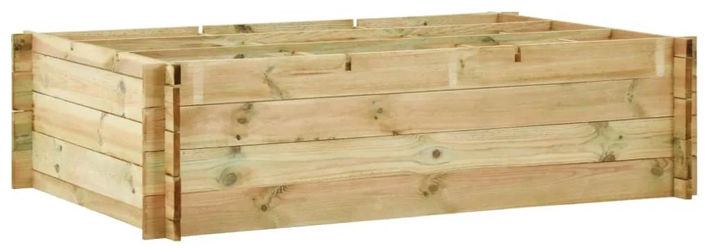 vidaXL Kvetináč 150x100x40 cm, FSC impregnované drevo