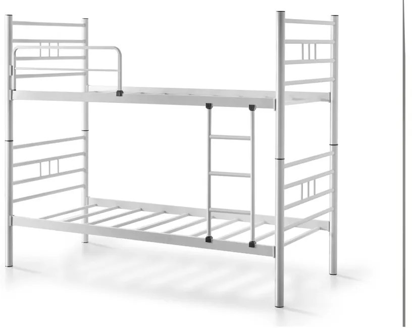 Biela poschodová detská posteľ 90x190 cm R70 – Kalune Design