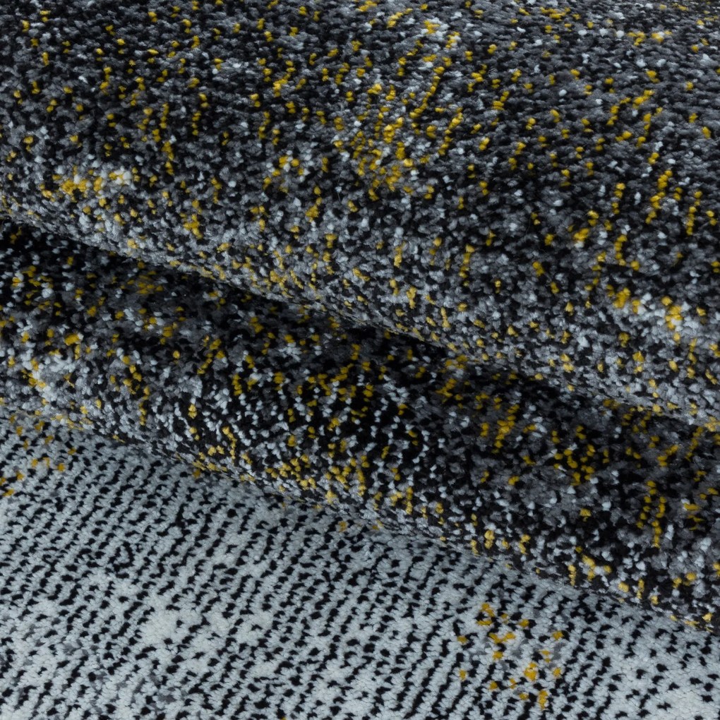 Ayyildiz, Kusový koberec Ottawa 4203 yellow, 80x150, šedá, chodba / predsieň