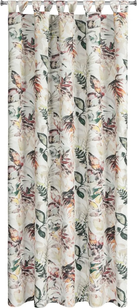 ZÁHRADNÝ VODEODOLNÝ ZÁVES NA PÚTKACH GARDEN 155X200 CM KVETY