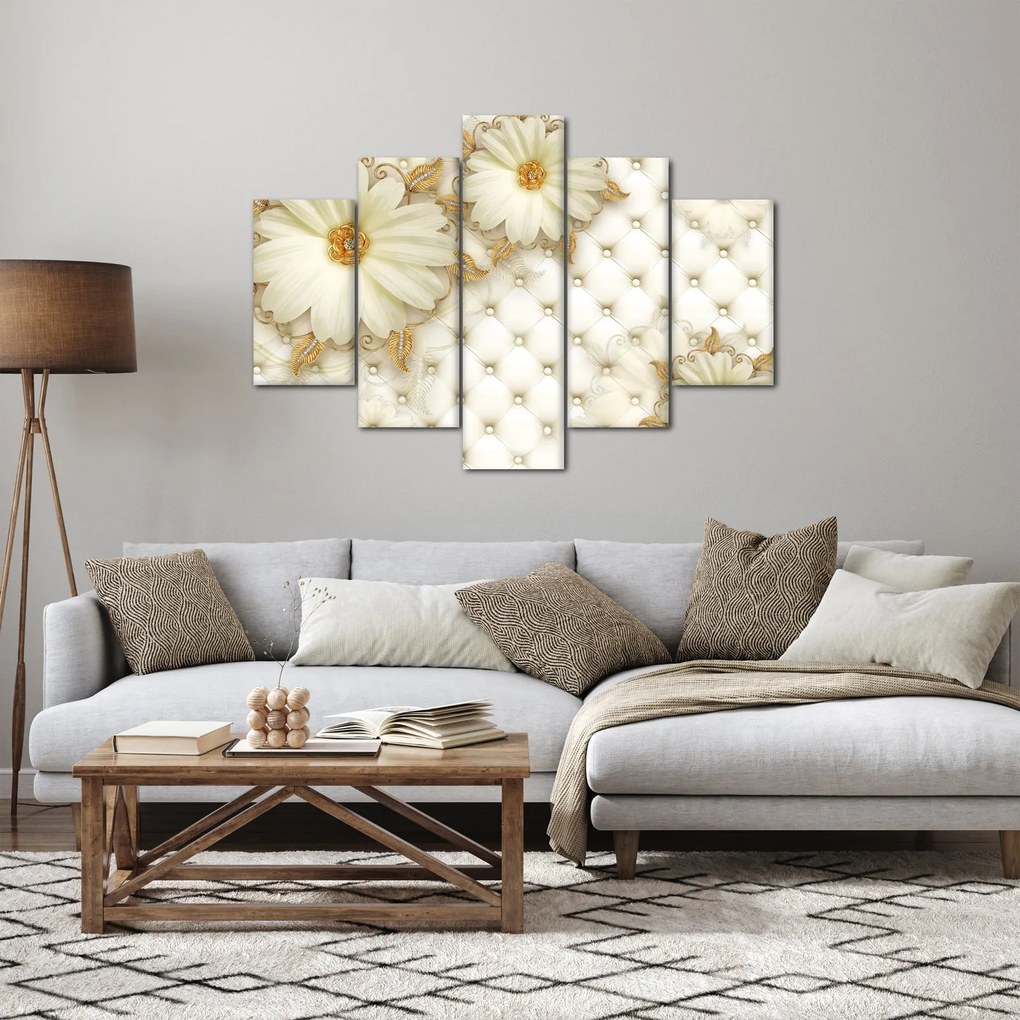 Obraz - Zlatá koláž (150x105 cm)
