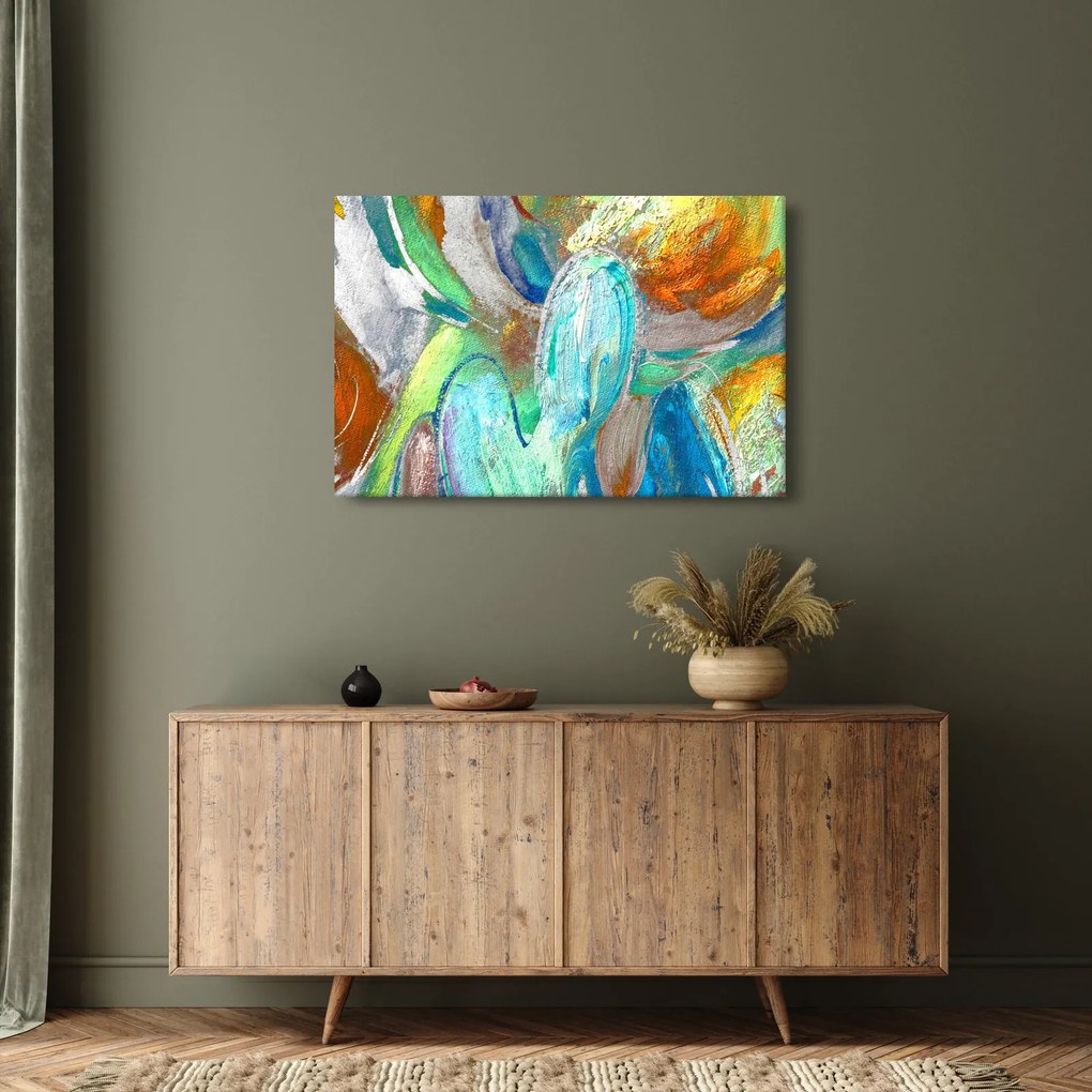 Obraz - Farebná abstrakcia (90x60 cm)