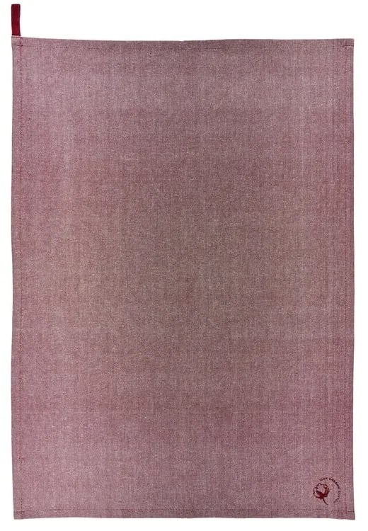 Ružová kuchynská utierka z bavlny Södahl Organic, 50 x 70 cm