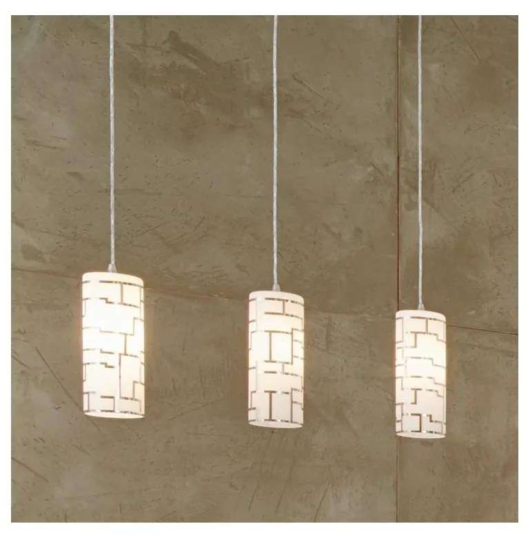Eglo 92563 - Luster na lanku BAYMAN 3xE27/60W/230V