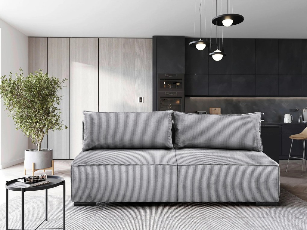 XXXLutz ROZKLADACIA POHOVKA, textil, sivá MID.YOU - Sedačky - 001574006307