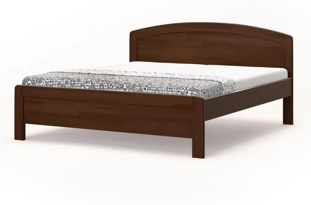 BMB KARLO ART - masívna buková posteľ 200 x 200 cm, buk masív