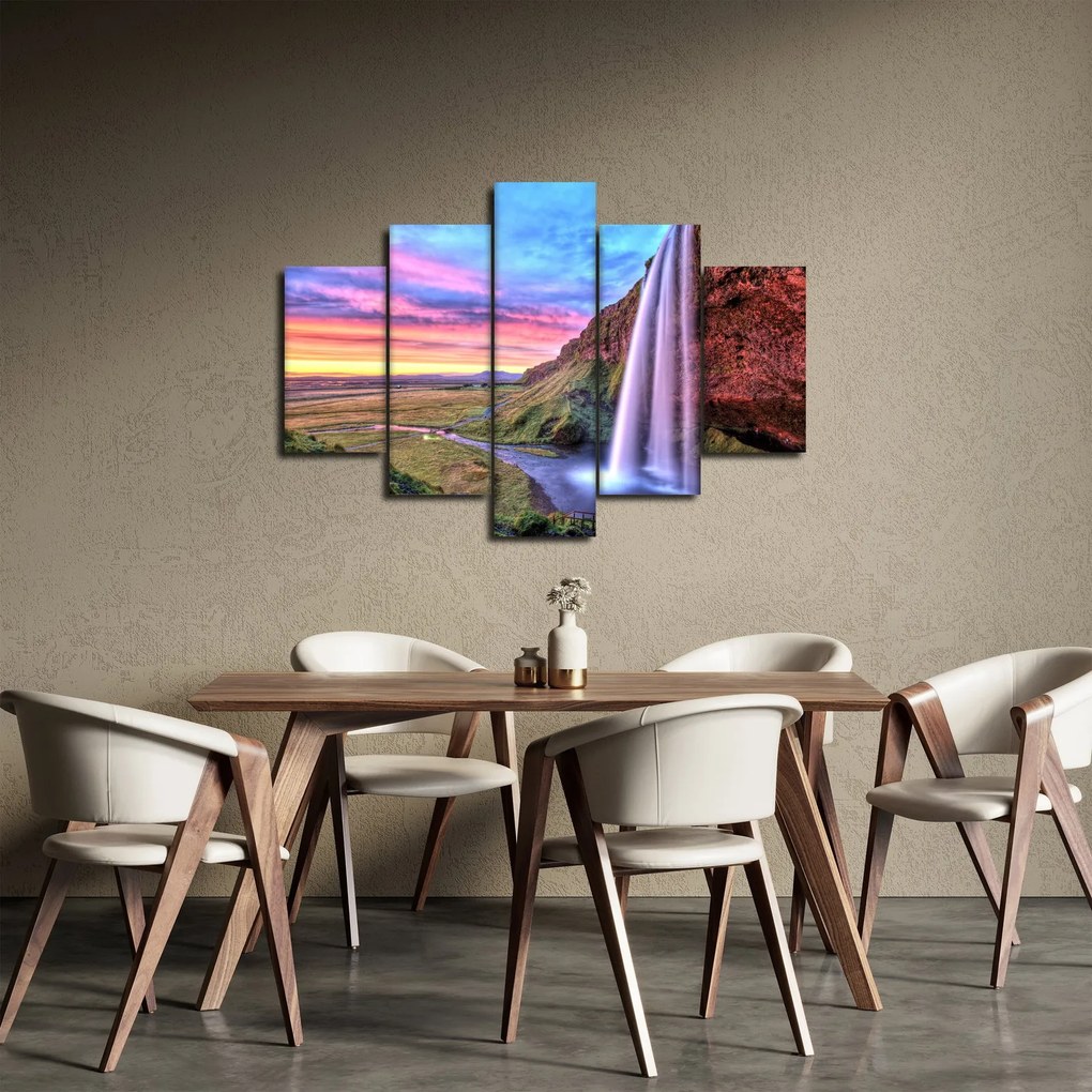 Obraz - Vodopád Seljalandsfoss (150x105 cm)