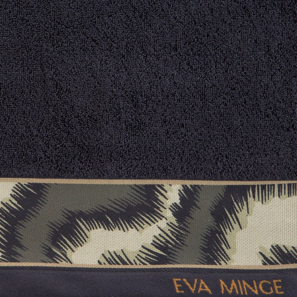 BAVLNENÝ UTERÁK EVA MINGE24 30X50 CM ČIERNA