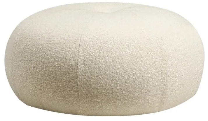 Taburet TINA buklé biely