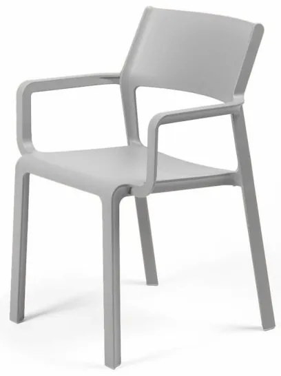 Stima Plastové kreslo TRILL Vyberte variant ->: Tortora - sivá