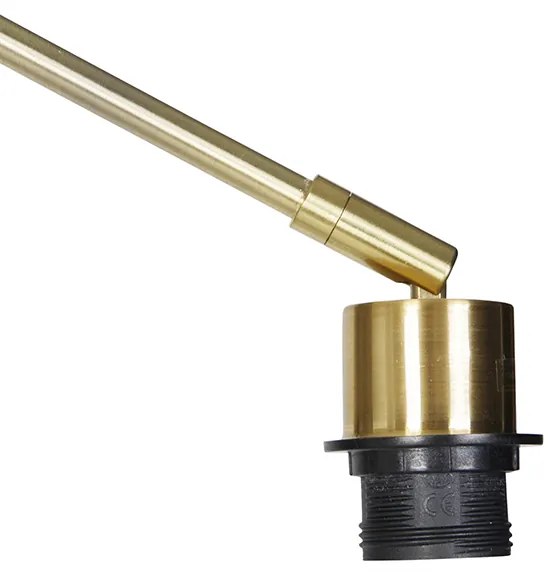 Moderná stojaca lampa zlatá nastaviteľná - Editor