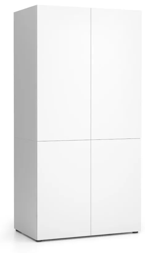 Kuchynská policová skriňa NIKA 1000 x 600 x 2000 mm, biela