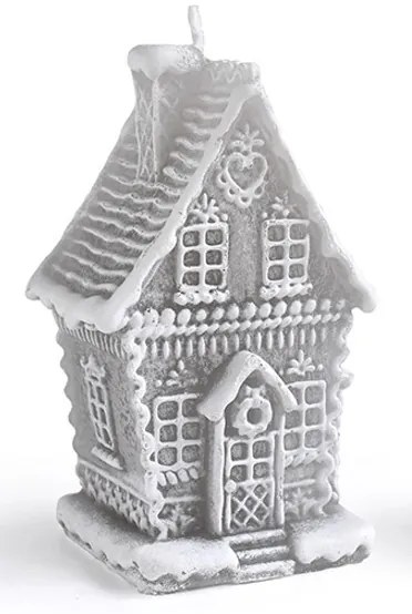 Malá vánoční svíčka ARCHO S šedá