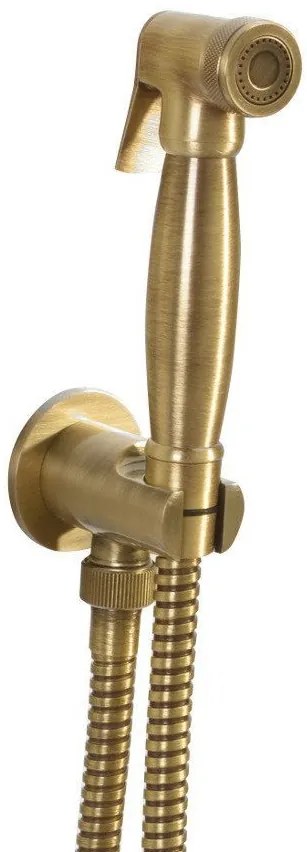 Reitano Rubinetteria Reitano Rubinetteria, Bidetová sprcha retro s hadicou a držiakom sprchy s vyústením, bronz, 9106
