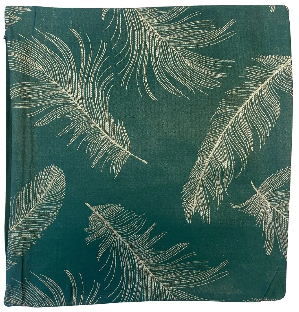 Dekoračná obliečka 45x45cm Pierka zelené TiaHome