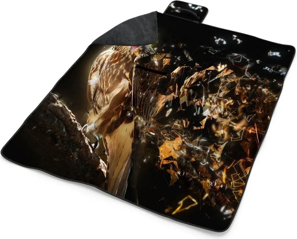 Sablio Plážová deka Dravec: 200x140 cm