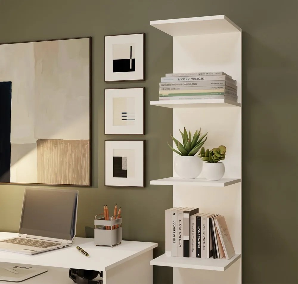 Regál FRAME 180 cm bílý