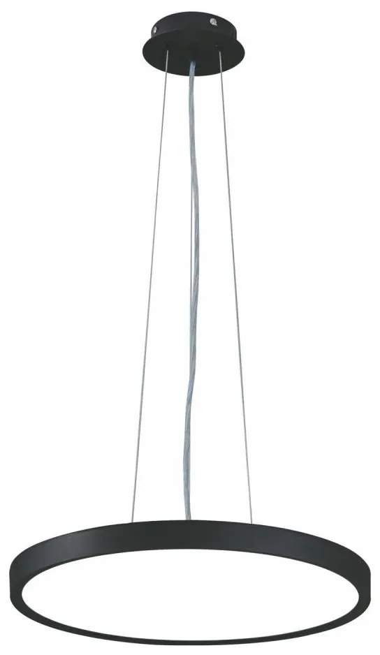 Top Light - LED Stm. luster na lanku REVIT LED/36W/230V 3000-6500K čierna + DO Revit 40CZ RC