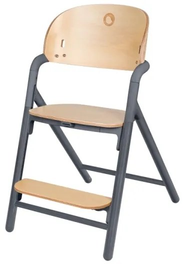 Lionelo - Detská jedálenská stolička 3v1 CELIA Grey Wood