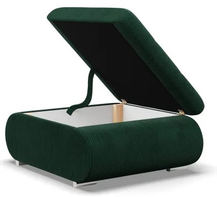 Taburetka FORESTA Poso, fľaškovo zelená