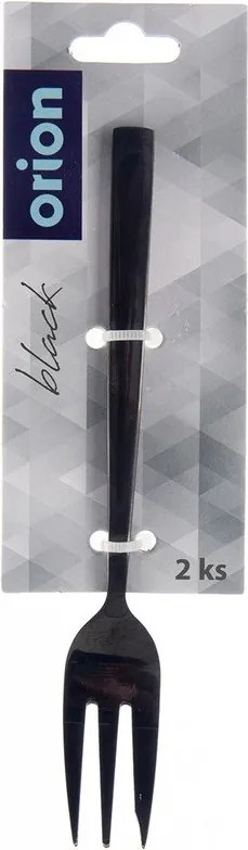 Čierne antikoro dezertné vidličky v súprave 2 ks Black – Orion