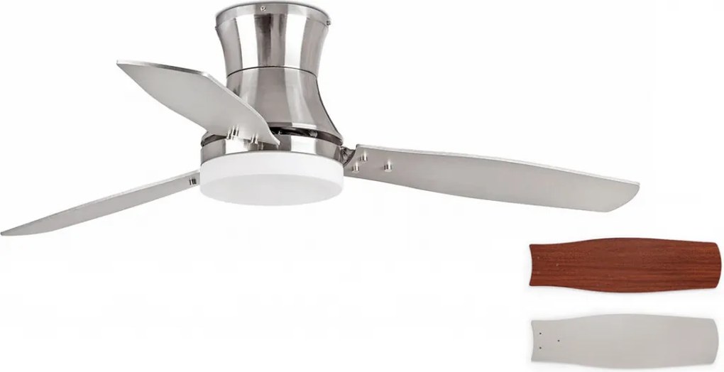 Stropný ventilátor Faro TONSAY 33385 sivá/mahagon - Pôvodne 326.44 € = Zľava 13%