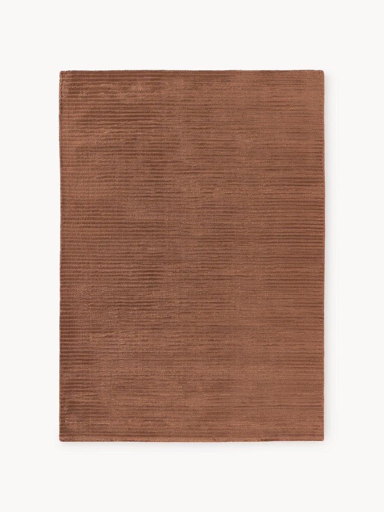 Ručne tkaný koberec's reliéfnou štruktúrou Wes