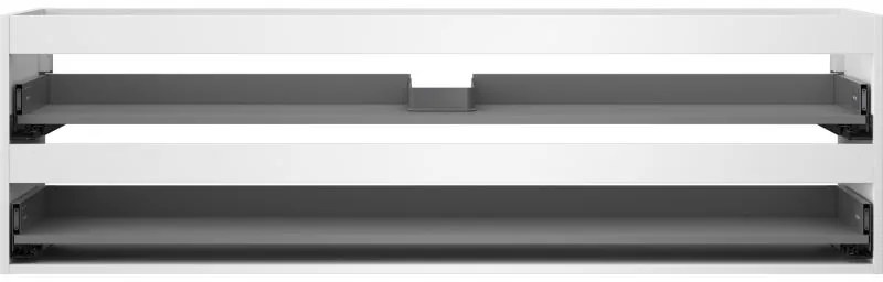 Mexen Box-A, závesná skrinka 160 cm, 2 zásuvky, biela matná, 91AX0-1600-470-2-01