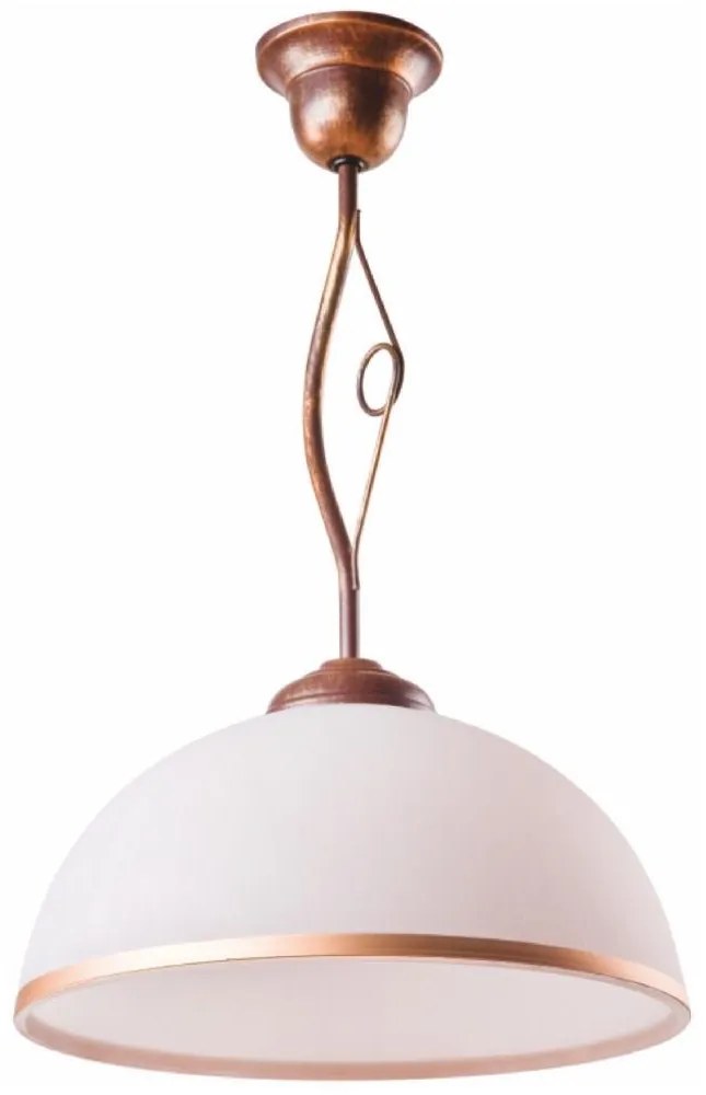 Brilagi - LED Luster na tyči ANTICO 1xE27/60W/230V bronz patina