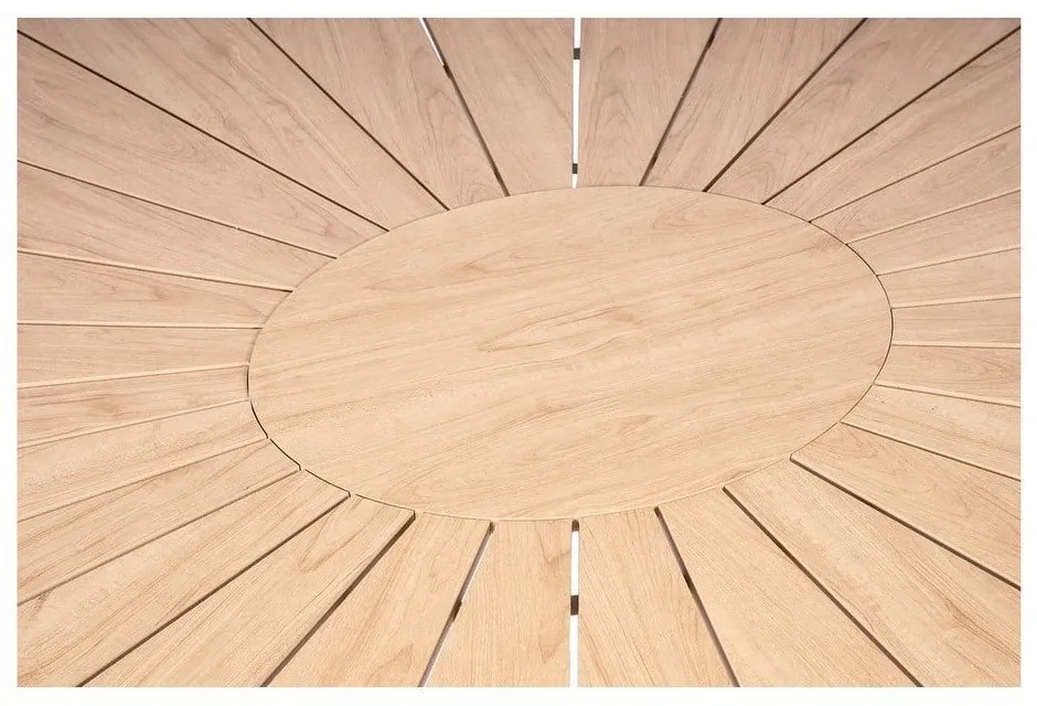 Súprava 4 bielych jedálenských stoličiek Jaanna a prírodného stola Marienlist - Bonami Essentials