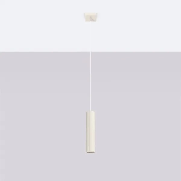 Brilagi - LED luster na lanku CRESTO 1xGU10/10W/230V krémový