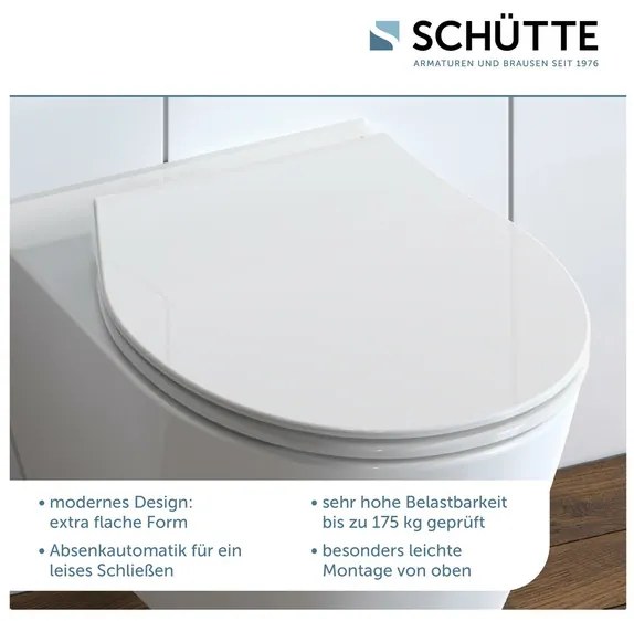 Schütte WC doska Slim (biela) (100285013)