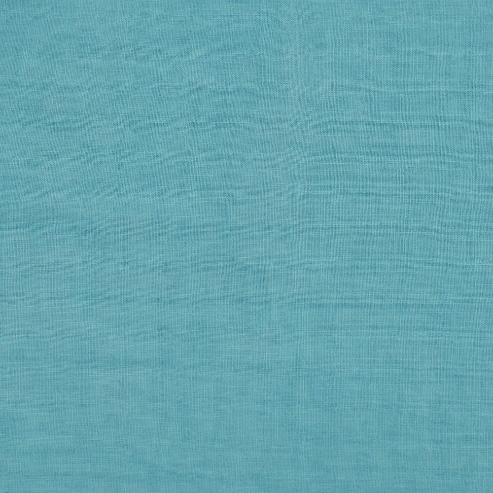 Tyrkysový ľanový záves 140x330 cm Coastal Blue – Linen Tales