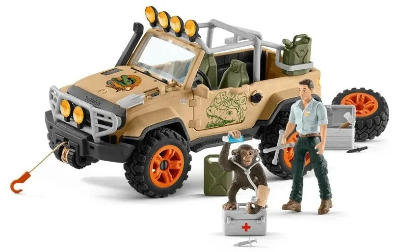 Schleich 42410 4 x 4 terénne auto s navijakom