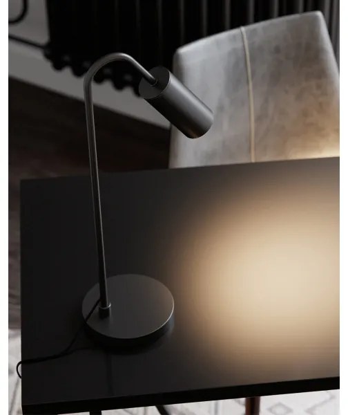 ByRydens 4002580-4002 - Stolová lampa CURVE 1xGU10/7W/230V čierna