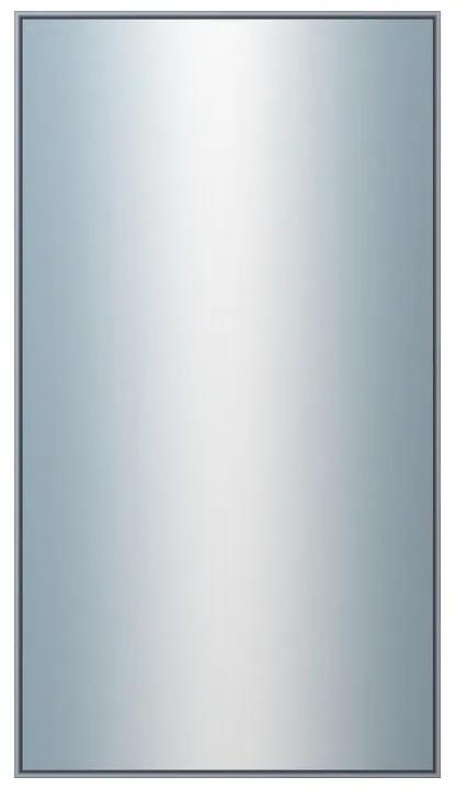 DANTIK - Zrkadlo v rámu, rozmer s rámom 50x90 cm z lišty Hliník platina (7002019)