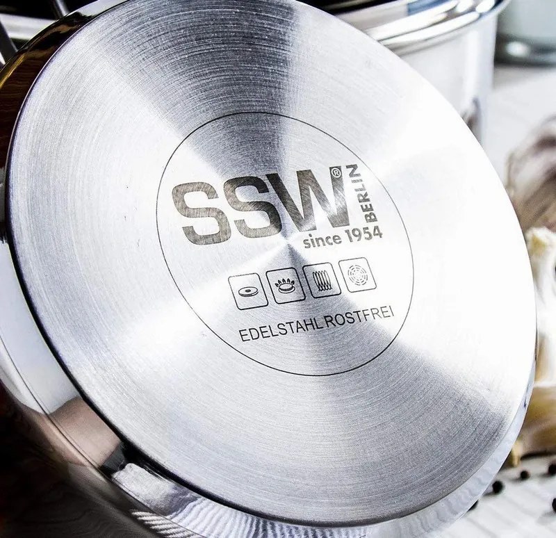 Sada hrncov Blue Berry (7 dielov), nerezová oceľ