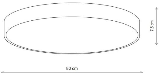 Brilagi - Stropné svietidlo so senzorom CLARE 6xE27/24W/230V pr. 80 cm béžová