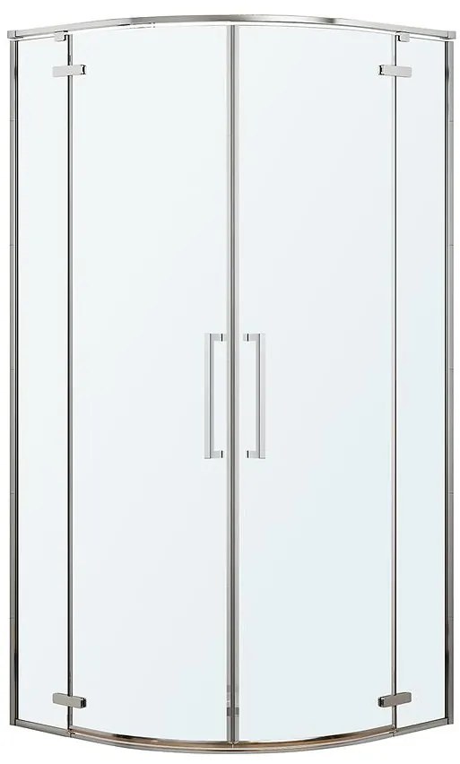 Sprchový kút štvrťkruhový Delta 90x90x195 chróm
