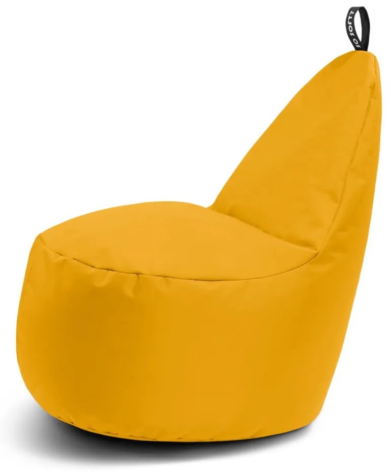 Žltý sedací vak Lull XL – So Soft?