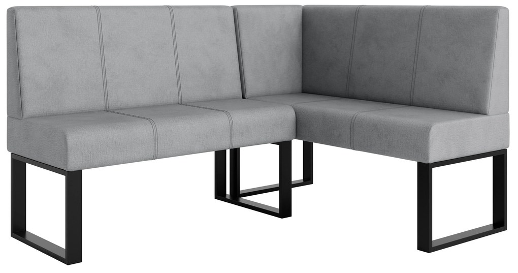 Rohová lavica Bernio 140x200 (sivá) (P). Akcia -20%. Vlastná spoľahlivá doprava až k Vám domov. 1129860