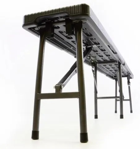 Garthen 39509 Záhradný set lavice a stôl v ratanovej optike - čierna