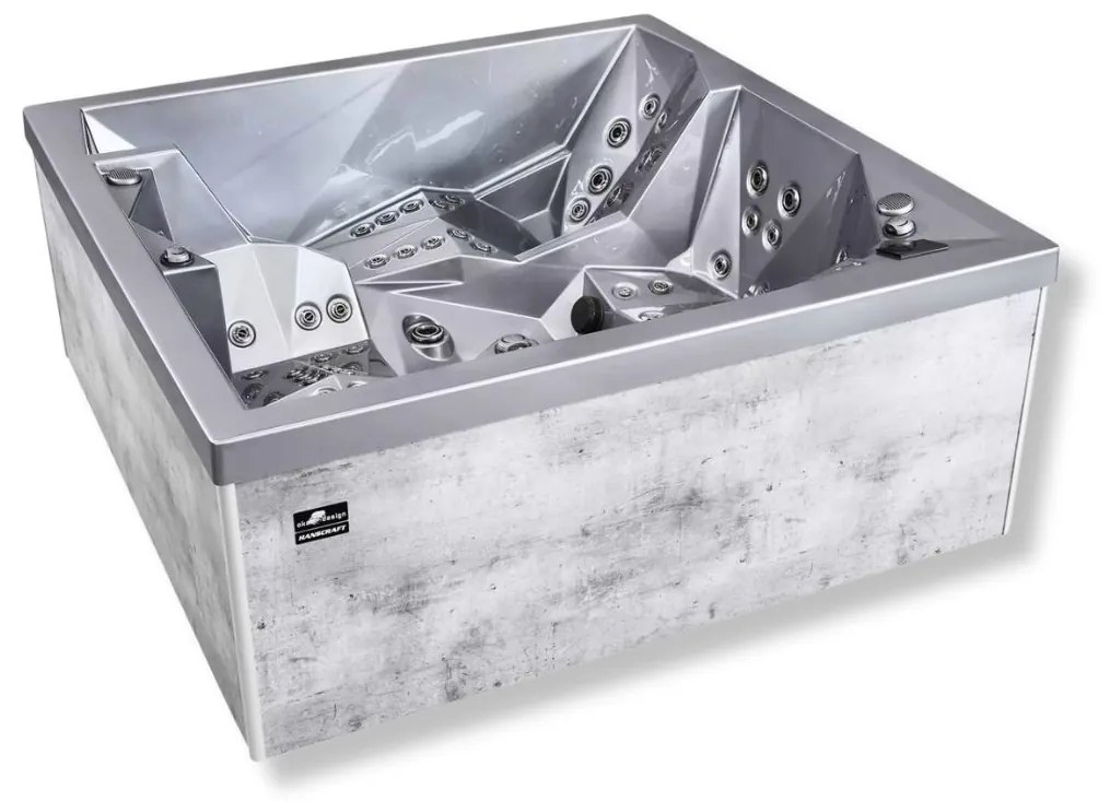 Hanscraft Vírivka DIAMOND Pearl white Concrete