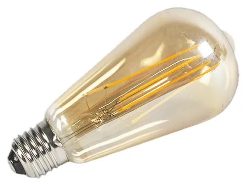 Sada 3 stmievateľných LED žiaroviek E27 ST64 zlatá 5W 450lm 2200K