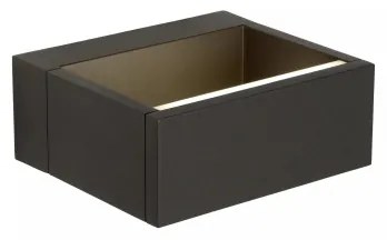 Lucide 28857/06/30 - LED vonkajšie nástenné svietidlo GOA LED/6W/230V čierne IP54